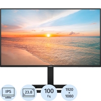 Монитор 23.8'' Philips 24E1N1300AE/00 (01) чёрный