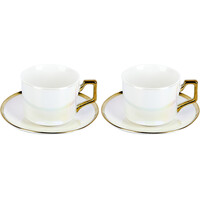 Набор чайный Nouvelle Home Pearl на 2 персоны фарфор (4 предмета)