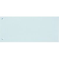 Разделитель листов картонный Комус 100 листов по цветам голубой (105x240  мм)