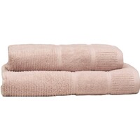 Набор полотенец махровых Dora 2 штуки 50х90/70х140 см 550 г/кв.м  светло-розовые