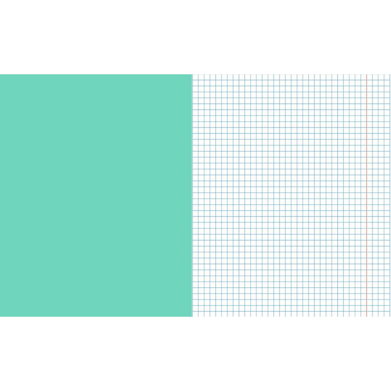 Тетрадь 12 листов в клетку с рисунком