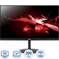 Монитор 27'' Acer Nitro XV270X1bmiiprx чёрный (UM.HX1CD.102)