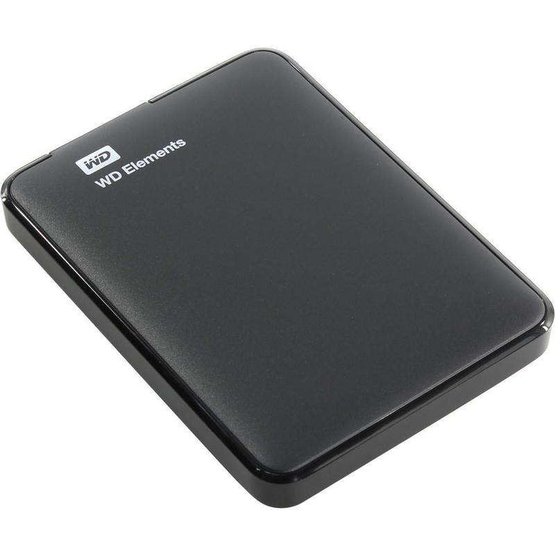 Внешний жесткий диск HDD Western Digital Elements Portable 1 Тб (WDBUZG0010BBK-WESN) – купить по выгодной цене в интернет-магазине | 1303877