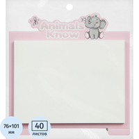 Стикеры M&G Animal Planet 76x101 мм 2 цвета (1 блок на 40  листов)