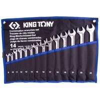 Набор ключей комбинированных King Tony 8-24 мм 14 предметов (12D15MRN01)