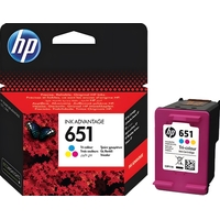Картридж струйный HP 651 C2P11AE цветной оригинальный