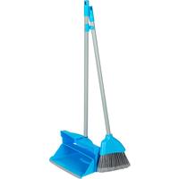 Комплект для уборки Hillbrush (щетка для пола и совок-ловушка) синий