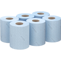 Бумага протирочная в рулоне Kimberly-Clark Reach 6220 280 листов 18.5x38  см голубая 1-слойная (6 штук в упаковке)
