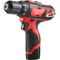 Дрель-шуруповёрт аккумуляторная Milwaukee M12BDD-202С 2 АКБ x Li-ion  (12В, 2 Ач)+ЗУ в кейсе (4933441915)