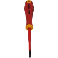 Отвёртка Felo 414 Ergonic E-Slim PH1 крестовая 80 мм диэлектрическая  (41419290)