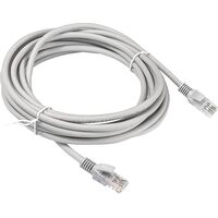 Патч-корд витая пара ExeGate UTP-RJ45-RJ45-C6-CU-5M-GY 6 5 м
