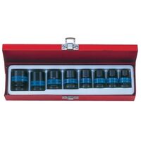 Набор головок торцевых King Tony 10-24 мм 1/2" 8 предметов (4408MP)