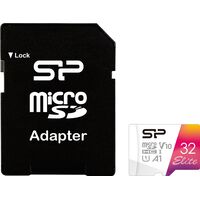Карта памяти 32 ГБ microSDHC Silicon Power Elite SP032GBSTHBV1V20SP  UHS-I U1 V10 A1