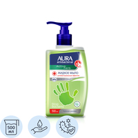 Мыло жидкое Aura Antibacterial Active Herb Чайное дерево 500 мл