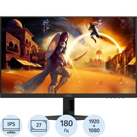 Монитор 27" AOC 27G4XE чёрный