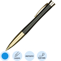 Ручка шариковая Parker Urban Muted Black цвет чернил синий, цвет корпуса  черный (артикул производителя 2143640)