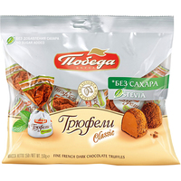 Конфеты шоколадные Победа вкуса Трюфели без сахара 150 г