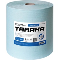 Материал протирочный нетканый в рулоне TAMAKA Sonata Pro 500 листов  32x34 см бирюзовый 1-слойный