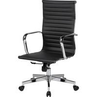 Кресло для руководителя Easy Chair 711 TPU чёрное (экокожа,  металл)