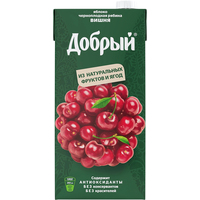 Нектар Добрый яблоко-черноплодная рябина-вишня 2 л