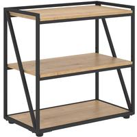 Стеллаж для документов Loftis LMLC 80 (дуб бофорд/черный, 800х430х781  мм)