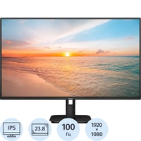 Монитор 23.8'' Philips 1000 Series чёрный (24E1N1300A/00 (01))