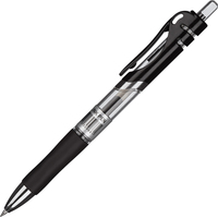 Ручка гелевая автоматическая Attache Hammer черная (толщина линии 0.5  мм)