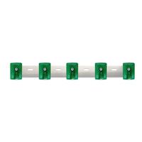 Держатель настенный Haccper Control Point полипропилен/нержавеющая сталь   зеленый (длина 352 мм)