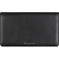 Кошелек женский Bugatti Lady Top из натуральной кожи черного цвета  (49610201)