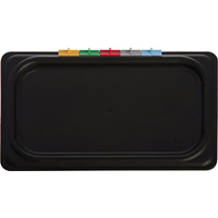 Крышка для гастроемкости Restola GN 1/1 53x32.5 см полипропилен черная
