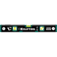 Уровень пузырьковый Kraftool 3 глазка 400 мм магнитный фрезерованный  (34785-40)