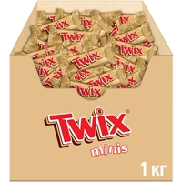 Шоколадные батончики Twix Minis 1 кг