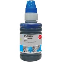 Чернила Cactus GI-490С CS-GI490C для Canon голубые совместимые  повышенной емкости
