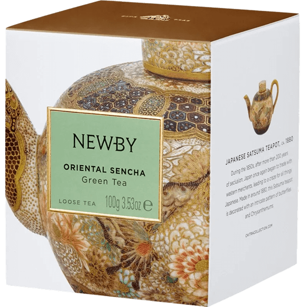 Чай листовой зелёный Newby Oriental Sencha 100 г (маракуйя)