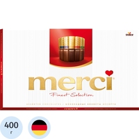 Конфеты шоколадные Merci ассорти 400 г