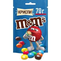 Драже M&M`s  Криспи с шоколадом 70 г