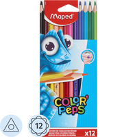 Карандаши цветные Maped Color'Peps 12 карандашей 12 цветов трёхгранные
