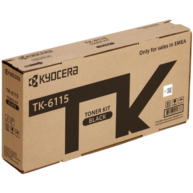 Тонер-картридж Kyocera TK-6115 черный оригинальный – купить тонер-картридж Kyocera TK-6115 по выгодной цене в интернет-магазине