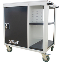 Тумба Smart 1М с лотком (серая/темно-серая, 740х500х815 мм)