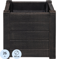 Кашпо Roto Teak S 26 л дуб (40x40x40 см)