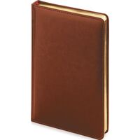 Ежедневник недатированный Attache Sidney Nebraska искусственная кожа А4  136 листов коричневый (золотистый обрез)