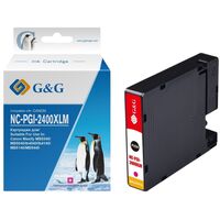 Картридж струйный G&G PGI-2400XL M для Canon пурпурный совместимый