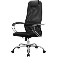 Кресло для руководителя Easy Chair SU-B-8 чёрное (ткань, металл)