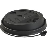 Крышка для стакана 90 мм черная OXPACK Hide УС-Кр 1000 штук в упаковке