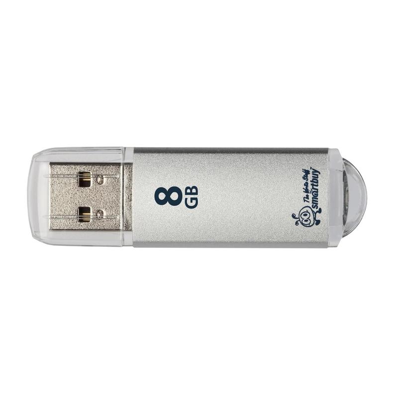 Флеш-память USB 2.0 8 Гб SmartBuy V-Cut (SB8GBVC-S) – выгодная цена – купить товар Флеш-память USB 2.0 8 Гб SmartBuy V-Cut (SB8GBVC-S) в интернет-магазине Комус