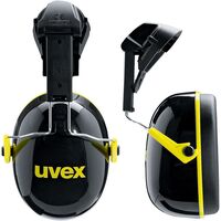 Наушники противошумные Uvex K2H с креплением на каску 30 дБ черные  (2600202)