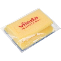 Губка для уборки Vileda Professional поролон 16.5x13 см с абразивным  слоем