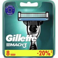 Сменные кассеты для бритья Gillette Mach 3 (8 штук в упаковке)