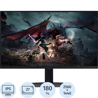 Монитор 27'' Samsung Odyssey G5 G50D S27DG502EI чёрный (LS27DG502EIXCI)