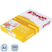 Бумага офисная Комус Документ Standard А3 80 г/кв.м марка С 146 CIE (500  листов)